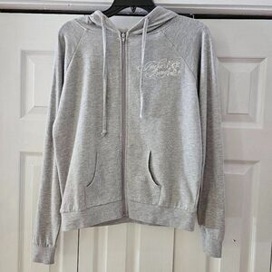 Disney Cruise Line Gray Full Zipper Hoodie Sweatshirt For Women's Size Medium